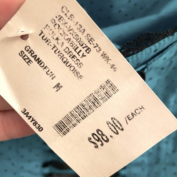 NWT Dex Rockabilly Polka Pinup Dress - Picture 4 of 9